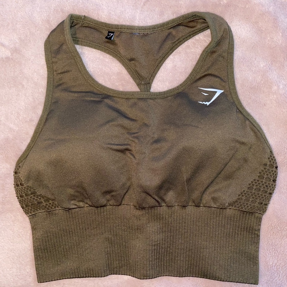 Gymshark Energy Sports Bra - Olive Green